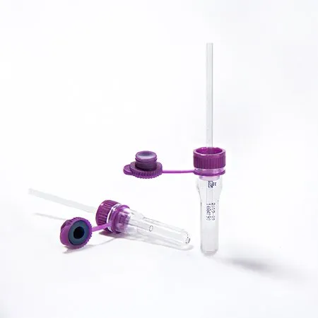 Asp Global - 077056 - Safe T Fill Safe T Fill Capillary Blood Collection Tube Whole Blood Tube K2 Edta Additive 10.8 X 46.6 Mm 200 Μl Purple Self Sealing Plug Plastic Tube