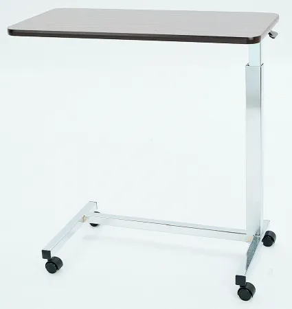 AmFab - 1010U1000 - Overbed Table AmFab Non-Tilt Automatic Spring Assisted Lift 28 to 45 Inch Height Range
