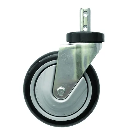 R & B Wire Products - CSTR88G - Replacement Clean Wheel System Caster 5 Inch, Gray