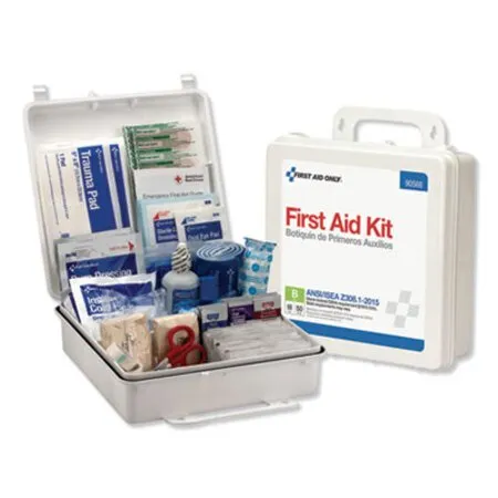 First Aid Only - FAO-90566 - Bulk Ansi 2015 Compliant Class B Type Iii First Aid Kit For 50 People, 199 Pieces, Plastic Case