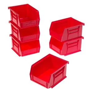 Akro-Mils - Akrobins - 08212RED - Storage Bin Akrobins Red Plastic 3 X 4-1/8 X 5-3/8 Inch