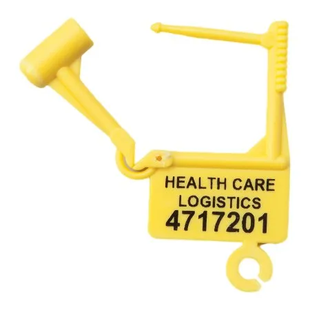 Health Care - Health Care Logistics - 7903 - Padlock Seal Health Care Logistics Numbered Yellow Plastic 1-1/2 X 1-7/8 Inch