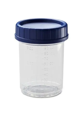 Medline - DYND30364 - Specimen Container for Pneumatic Tube Systems 120 mL (4 oz.) Screw Cap Patient Information Sterile Fluid Path
