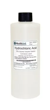 EDM 3 - 400501 - Chemistry Reagent Hydrochloric Acid Acs Grade 10% 16 Oz.