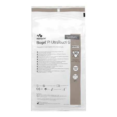 Molnlycke - Biogel Pi Ultratouch G - 42165 - Surgical Glove Biogel Pi Ultratouch G Size 6.5 Sterile Polyisoprene Standard Cuff Length Micro-Textured Straw Chemo Tested