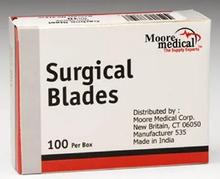 McKesson - CARB10NS - Surgical Blade McKesson Carbon Steel No. 10 NonSterile Disposable Individually Wrapped