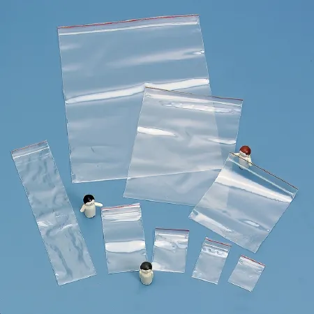 Health Care Logistics - Red Line - 7519 - Reclosable Bag Red Line 3 X 5 Inch Plastic Clear Zipper Closure