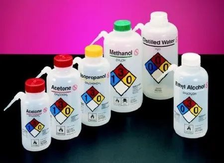 VWR International - Nalgene Unitary - 16210-919 - Safety Wash Bottle Nalgene Unitary Methanol Label / Vented Ldpe 500 Ml (16 Oz.)