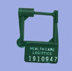 Health Care Logistics - 7912 - Padlock Seal Health Care Logistics Numbered Green Plastic 1-1/2 W X 1-7/8 H Inch