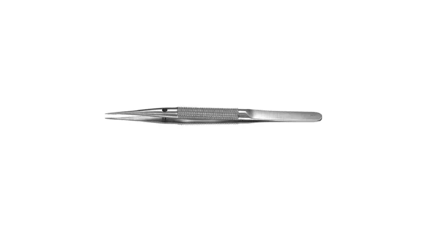 Integra Lifesciences - Padgett - PM-4860 - Micro Suture Forceps Padgett 6 Inch Length Surgical Grade Stainless Steel Nonsterile Nonlocking Round Thumb Handle Straight 0.3 Mm Wide Tips With Tying Platform