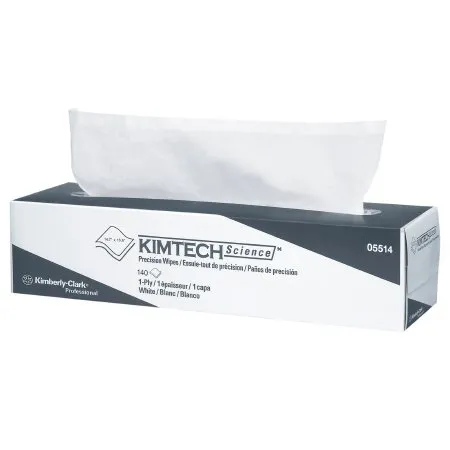 Kimberly Clark - 05514 - Kimtech™ Science Precision Wipes White Pop-Up Boxes 144 sheets-bx 15 bx-cs