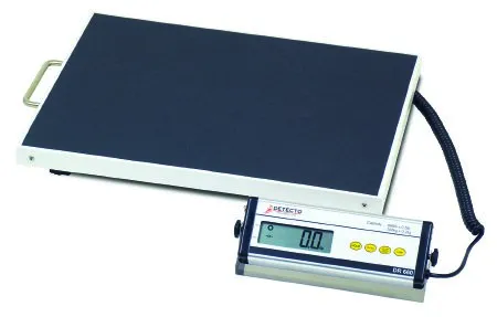 Detecto Scale - DR660 - Bariatric Floor Scale Detecto Lcd Display 600 Lbs. Capacity Battery Operated