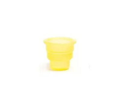 Bio Plas - Hexa-Flex - 8380 - Hexa-Flex Tube Closure Polyethylene Snap Cap Yellow For 10  12  13  16 and 18 mm Blood Collection and Culture Tubes NonSterile