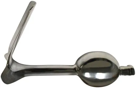 BR Surgical - BR70-30600 - Vaginal Speculum/retractor Br Surgical Steiner-auvard Nonsterile Surgical Grade German Stainless Steel X-long Single-ended Angled 90° Weighted 2.5 Lbs. Reusable Without Light Source Capability