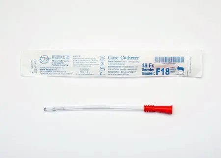 Convatec - F18 - Catheter Female Uncoated Single-Use 6" Straight Tip 18FR 30-bx 10 bx-cs -Continental US Only-