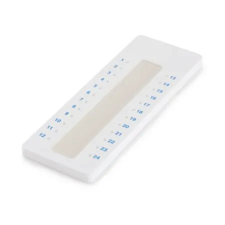 McKesson - 553 - Capillary Tube Holding Tray McKesson 24 Place Wax Sealant For Microhematocrit Capillary Tubes