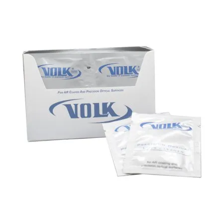 Western Ophthalmics - Volk Precision - VPOLC1 - Volk Precision Lens Cleaner Premoistened Manual Pull Wipe 24 Count Individual Packet Scented NonSterile
