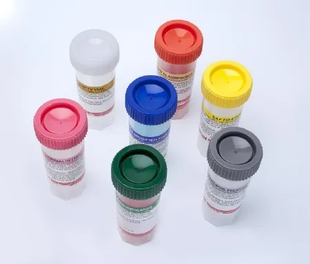 Fisher Scientific - Thermo Scientific Remel Single-Vial Set - R21610 - Stool Specimen Container Thermo Scientific Remel Single-vial Set 15 Ml Fill (0.5 Oz.) Screw Cap With Sampling Device Nonsterile