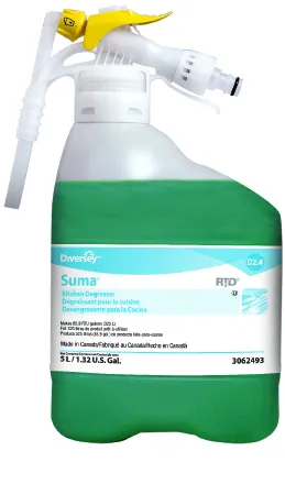Lagasse - Diversey Suma - DVO93062493 - Diversey Suma Surface Cleaner / Degreaser RTD Dispensing System Liquid Concentrate 5 Liter Bottle Unscented NonSterile