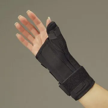 DeRoyal - A125209 - Wrist / Thumb Splint Deroyal Foam Right Hand Black 2x-large