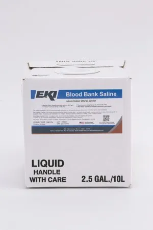 EK Industries - 12441-10L - Immunohematology Reagent Saline Blood Bank 0.85% 10 Liter