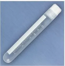 Globe Scientific - 3006 - Cryoclear Vials, Sterile, Internal Threads, Attached Screwcap With Co-molded Thermoplastic Elastomer (tpe) Sealing Layer, Round Bottom, Printed Graduations, Writing Space And Barcode