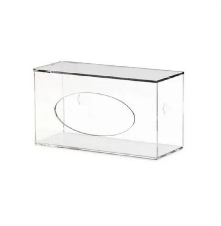 Market Lab - Side-Loading - 8169-CL - Glove Box Holder Side-loading Wall Mounted 1-box Capacity Clear 4.125 X 5.5 X 10.125 Inch Acrylic