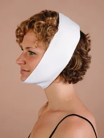 Medico International - Cool Jaw Econo - T-807 - Facial Support Wrap Cool Jaw Econo One Size Fits Most Poly Blend Fabric White