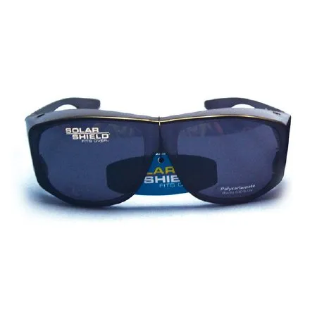 Bernell/Vision Training Products - Solar Shield - DSSS - Safety Glasses Solar Shield Fit Over Smoke Tint Polycarbonate Lens Smoke Frame Over Ear One Size Fits Most