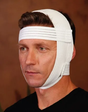 Medico International - T-875-2 - Facial Support Wrap One Size Fits Most Elastic White