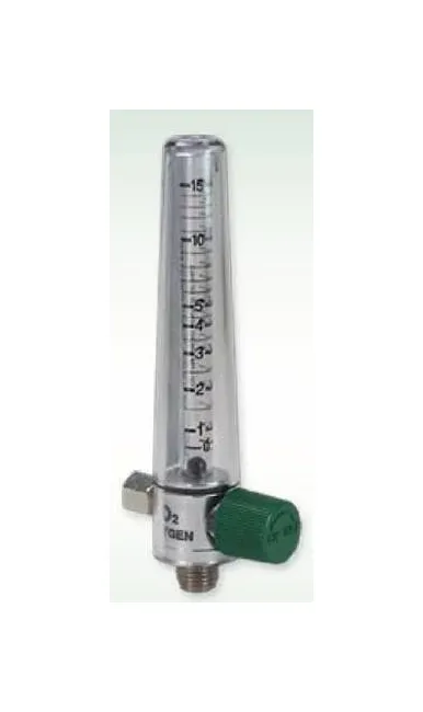 Precision Medical - 8MFA1006 - Precision Medical Oxygen Flowmeter Adjustable 0 - 15 Lpm Chemetron Adapter