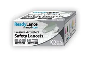 Asp Global - Readylance - 808 - Safety Lancet Readylance 21 Gauge Retractable Pressure Activated Finger