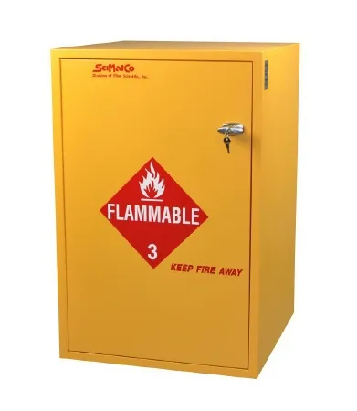Fisher Scientific - 19139851 - Flammable Safety Cabinet Bench Mounted Plywood 1 Shelf 2 Keyed / With Metal Lock