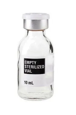 ALK Laboratories - SEV1020S - Sterile Empty Vial (SEV) Borosilicate Glass 10 mL Stopper Cap