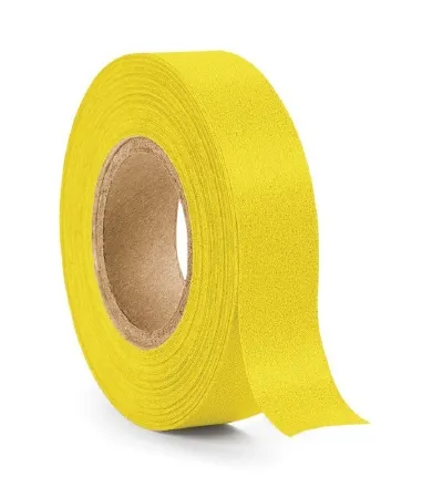 United Ad Label - UAL - ULTP512-2 - Blank Instrument Tape Ual Colored Identification Tape Yellow Flexible Paper 1/2 X 500 Inch