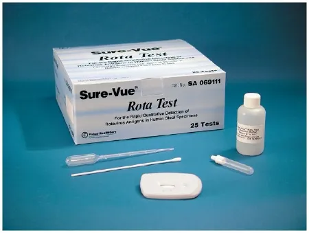 Fisher Scientific - Sure-Vue Rota Test - SA069111 - Digestive Test Kit Sure-vue Rota Test Rotavirus Antigen 25 Tests Clia Non-waived