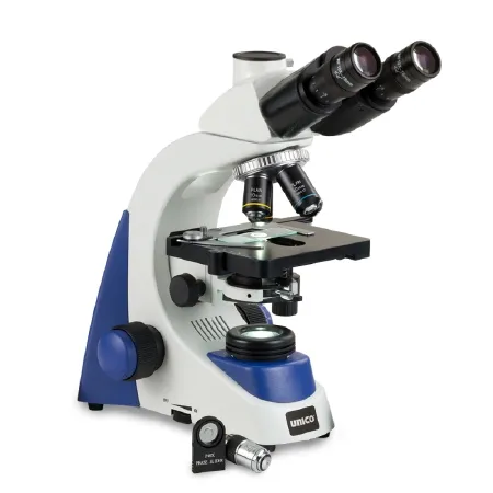 United Products & Instruments - G380 Series Phase Contrast - G383-PH-40 - G380 Series Phase Contrast Microscope Trinocular Head 4x / 10x / 40xr / 100xr Mechanical Stage