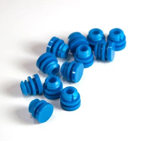 Beckman Coulter - A17638 - Beckman Coulter Tube Closure Plastic Plug Cap Blue 13 mm For use with Beckman Automatic Recapper Module NonSterile