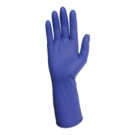 SVS Dba S2S Global - 5093 - PremierPro Extended Cuff Exam Glove PremierPro Extended Cuff Medium NonSterile Nitrile Extended Cuff Length Textured Fingertips Blue Chemo Tested