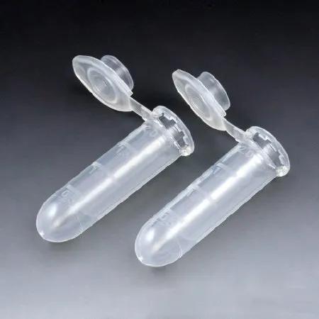 Globe Scientific - 111572 - Microcentrifuge Tube Round Bottom Plain 2 mL Without Color Coding Snap Cap Polypropylene Tube