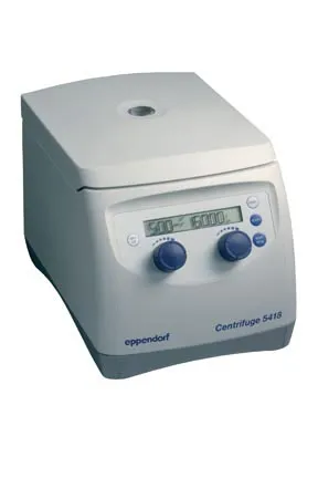Fisher Scientific - Eppendorf Model 5418 - 0540390 - Microcentrifuge Eppendorf Model 5418 18 Place Fixed Angle Rotor Variable Speed Up To 14,000 Rpm / 1,6813xg