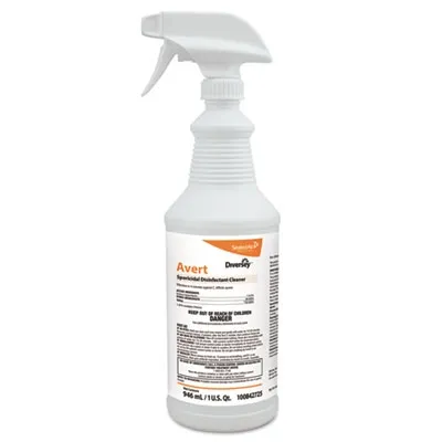 Lagasse - Diversey Avert - DVO100842725 - Diversey Avert Surface Disinfectant Cleaner Pump Spray Liquid 32 oz. Bottle Chlorine Scent NonSterile