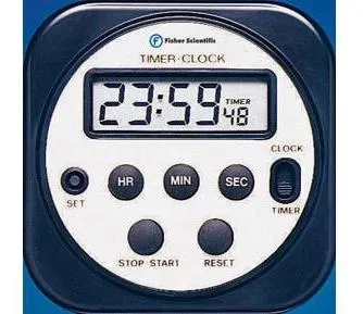 Fisher Scientific - Fisherbrand - 0666216 - Electronic Alarm Timer Benchtop Fisherbrand 24 Hours Lcd Display