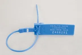 Health Care Logistics - 7908-10 - Secure-pull Breakable Seal Health Care Logistics Consecutively Numbered Blue Polypropylene 9-1/2 Inch