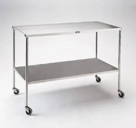 Pedigo Products - SG-90-SS - Instrument Table 48 X 20 X 34 Inch Stainless Steel 1 Shelf