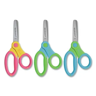 Acmeunited - From: ACM14596 To: ACM14597  Ultra Soft Handle Scissors With Antimicrobial Protection, 5" Long, 2" Cut Length, Randomly Assorted Straight Handles
