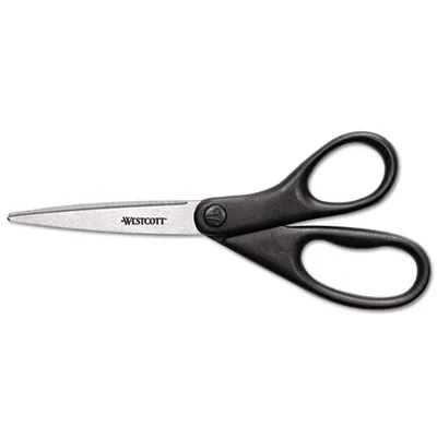 Acmeunited - From: ACM13139 To: ACM41511  Design Line Straight Stainless Steel Scissors, 8" Long, 3.13" Cut Length, Black Straight Handle
