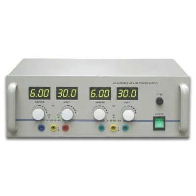 American 3B Scientific - U33035-230 - AC/DC Power Supply 0 - 30 V, 6 A (230 V, 50/60 Hz)