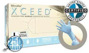 Ansell - From: XC-310-M To: XC-310-S  Microflex   Exam Gloves, PF Nitrile, Textured Fingertips (For Sale in US Only)