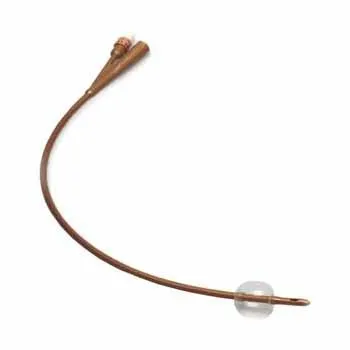 Bard Rochester - Bardex Lubricath - 01237524 - Bard Home Health Div   2 Way Foley Catheter 24 French, 75cc Ribbed Balloon, Hydrogel Coated Latex, Medium Round Tip, Two Staggered Drainage Eyes, Sterile.